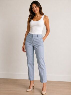 J. Crew Pale Blue Cropped Pants